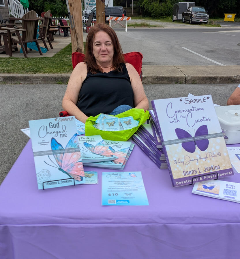Donna Jenkins, local author